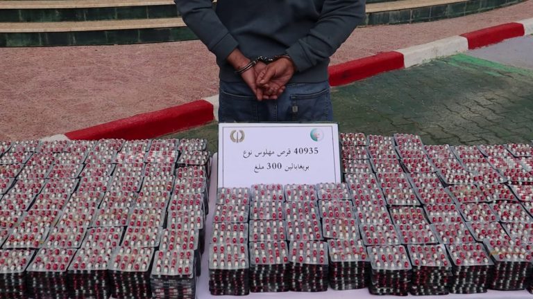 الدرك الوطني ببومرداس يطيح بشبكة إجرامية ويحجز أكثر من 40 ألف قرص مهلوس