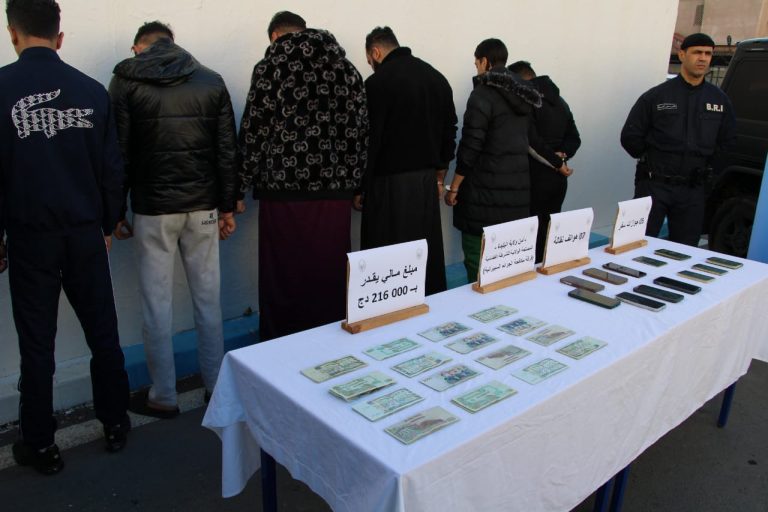 شرطة البليدة تفكك شبكة نصب إلكتروني وتوقف 07 أشخاص