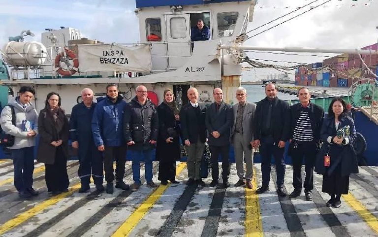 زيارة وفد من سفارة اليابان إلى المعهد الوطني العالي للصيد البحري وتربية المائيات