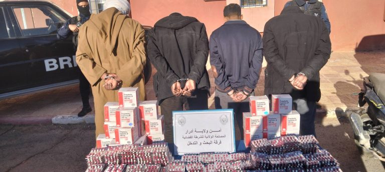 فرقة البحث_والتدخل B.R.I تفكك شبكة إجرامية خطيرة وتحجز كميات معتبرة من المؤثرات العقلية