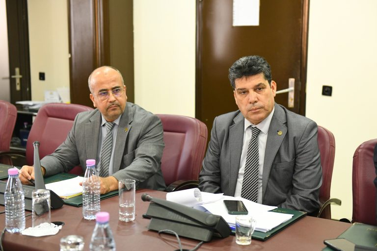 جنة الشؤون القانونية تستمع لممثّل حزب #الشباب_الديمقراطي_والمواطنة حول مشروع القانون العضوي للأحزاب السياسية