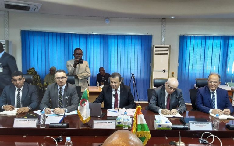 وزير المحروقات والمناجم محمد عرقاب يجري محادثات مع وزير البترول النيجيري