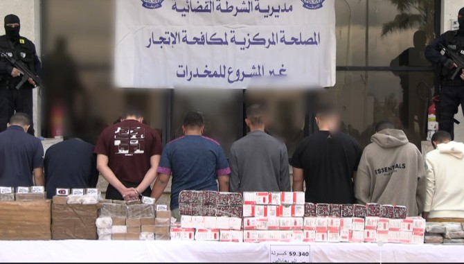 الأمن الوطني: ضبط أزيد من 01 قنطار من الكيف المعالج و38 كلغ من الكوكايين