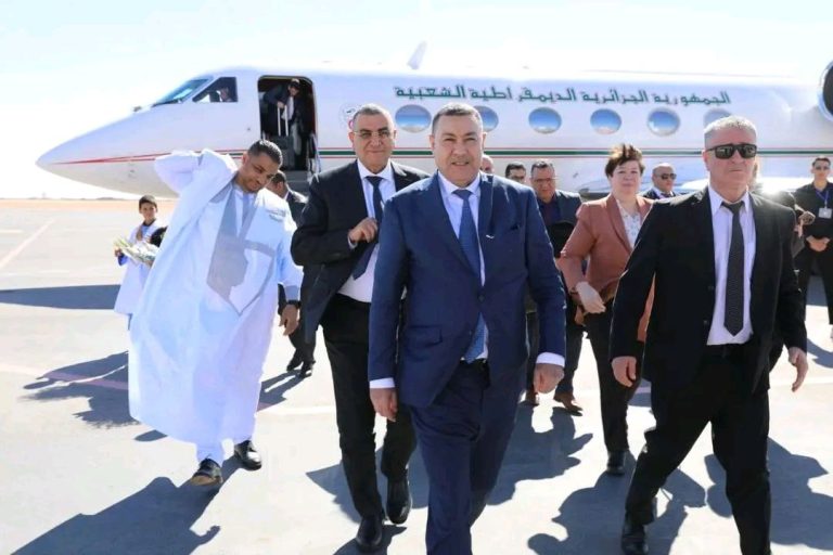 وزير الداخلية والنقل والسيد #السعيد_سعيود يزور #تندوف لتدشين الخط المنجمي الغربي #بشار_تندوف #غارا_جبيلات