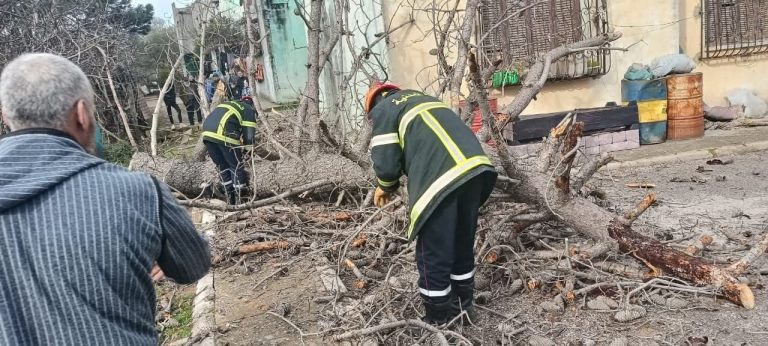 الحماية المدنية تكشف الحالة العامة للتقلبات الجوية عبر عدة ولايات