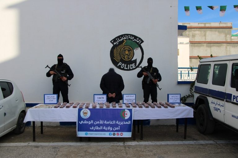 شرطة الطارف تطيح بشبكة لترويج المؤثرات العقلية وتحجز أزيد من 14600 كبسولة بريغابالين