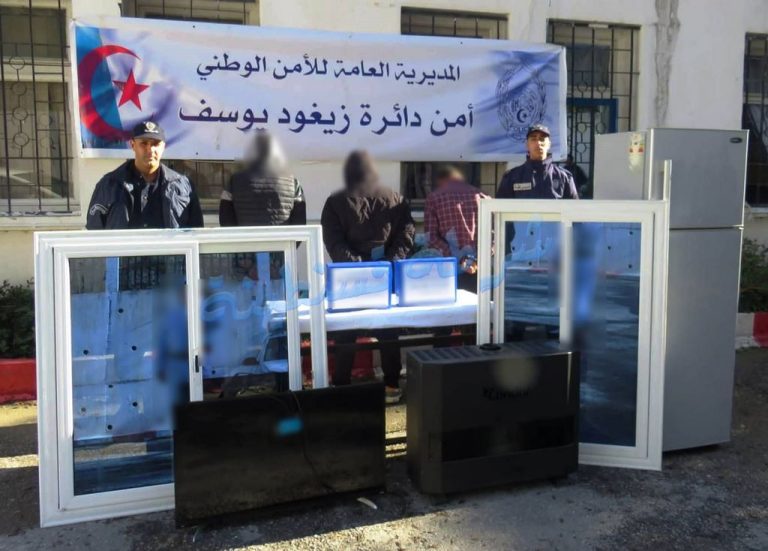 أمن قسنطينة يطيح بعصابة سرقة منازل في زيغود يوسف ويسترجع المسروقات