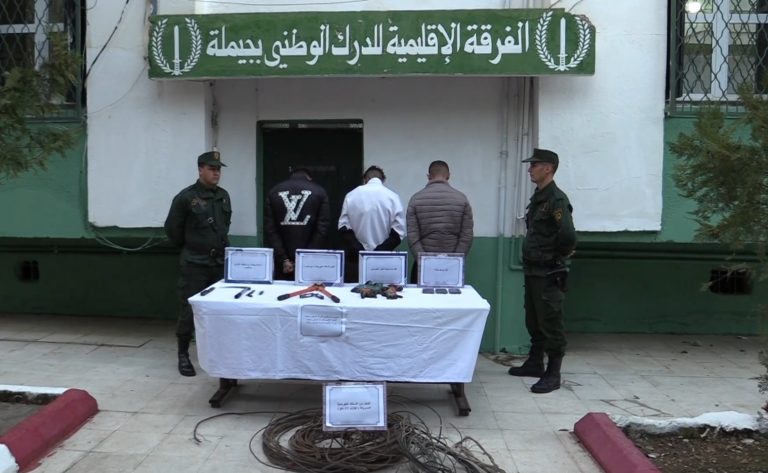الدرك الوطني بجبجل يوقف شبكة متخصصة في سرقة الكوابل النحاسية