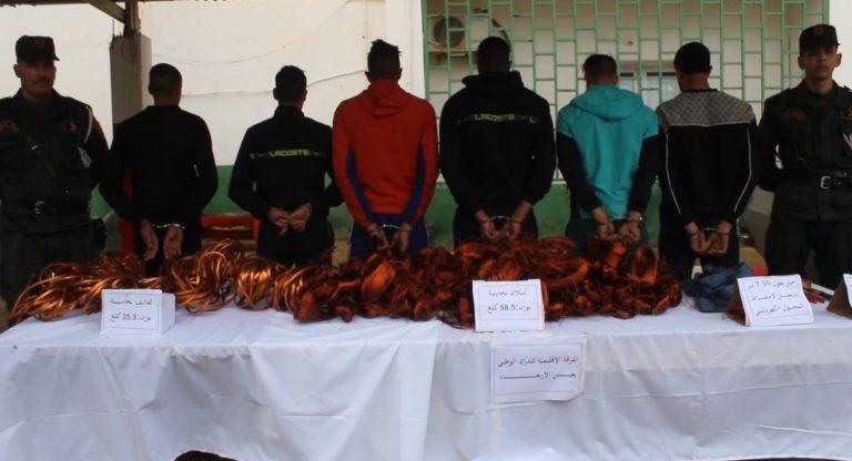 الدرك الوطني بعين تموشنت يوقف شبكة متخصصة في سرقة الكوابل النحاسية