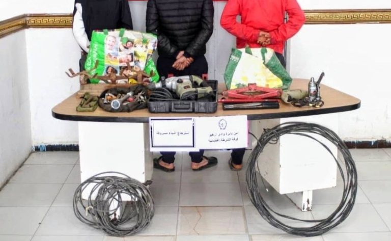 الشرطة القضائية بوادي أرهيو تسترجع المسروقات وتوقف المتورطين في سرقة مسكن