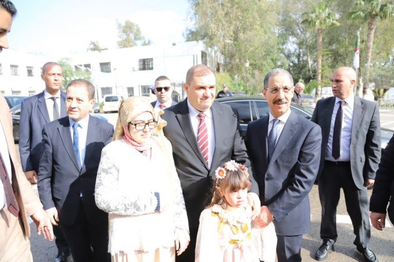 وصول وزير العدل لطفي بوجمعة إلى ولاية البليدة في زيارة عمل