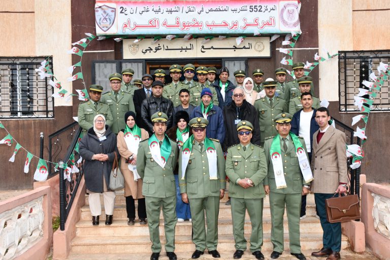 الناحية العسكرية الثانية تنظم زيارة إعلامية لمركز التدريب 552 المتخصص في النقل بالغمري