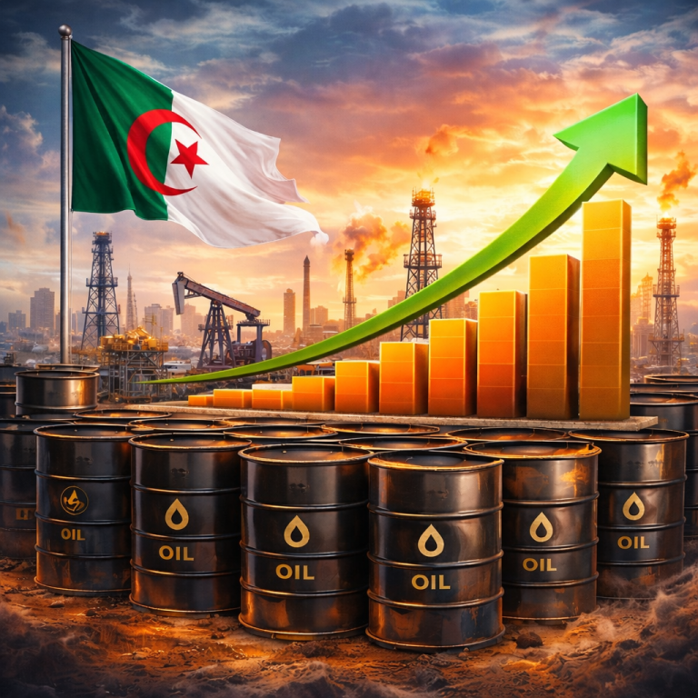 ارتفاع إنتاج النفط الجزائري إلى 973 ألف برميل يوميًا في فيفري 2026