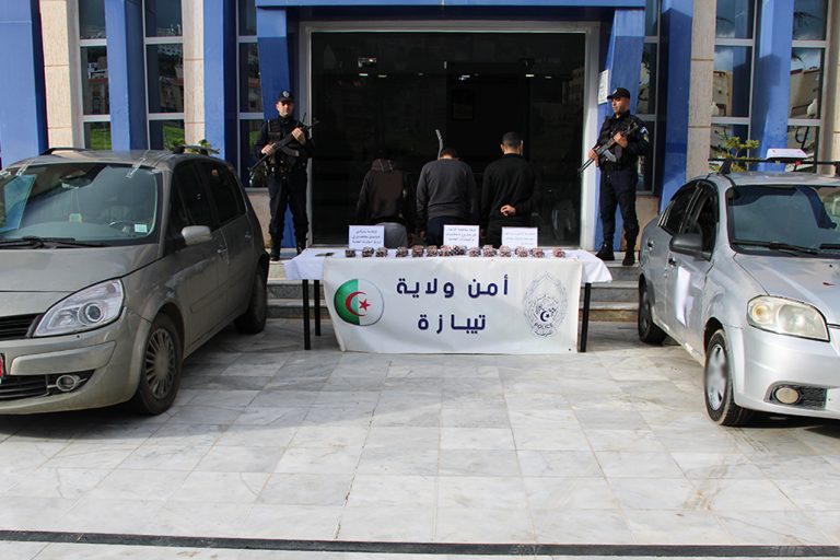 نجاحات أمنية متواصلة لمصالح شرطة تيبازة في مكافحة الجرائم المتعلقة بالمخدرات