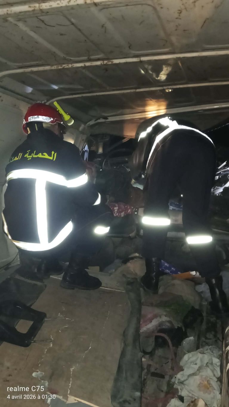 وفاة شخصين وإصابة آخر في حادث مرور خطير بالبرواقية