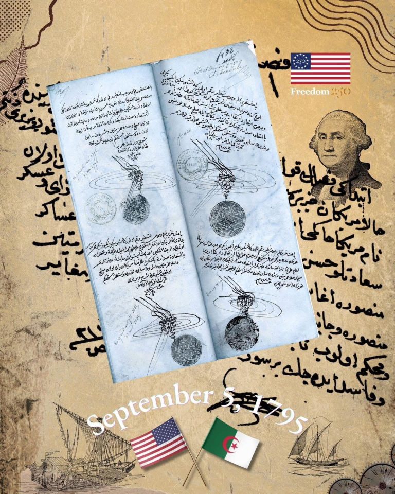 الولايات المتحدة تتذكر تاريخ 231 عامًا من التعاون والدبلوماسية مع الجزائر