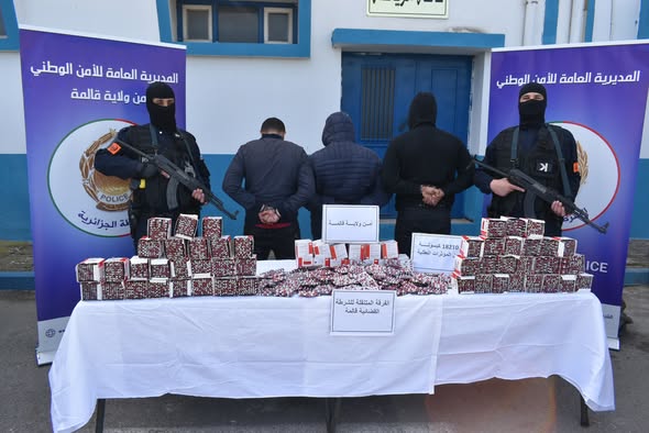 تفكيك شبكة لترويج المؤثرات العقلية بقالمة وحجز كمية ضخمة من الكبسولات