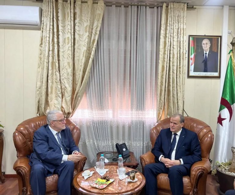 استقبال عميد مسجد باريس لبحث تعزيز التعاون الثنائي مع وزارة التجارة الخارجية