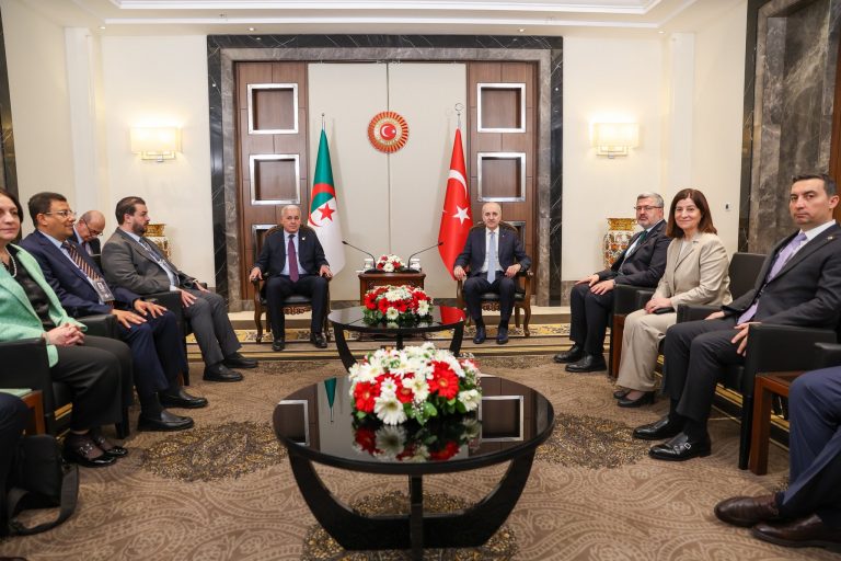 بوغالي يستقبل نظيره التركي على هامش الجمعية العامة للاتحاد البرلماني الدولي