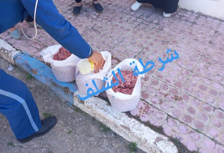 حجز كمية من اللحم المفروم غير الصالح للاستهلاك البشري بسيدي عكاشة
