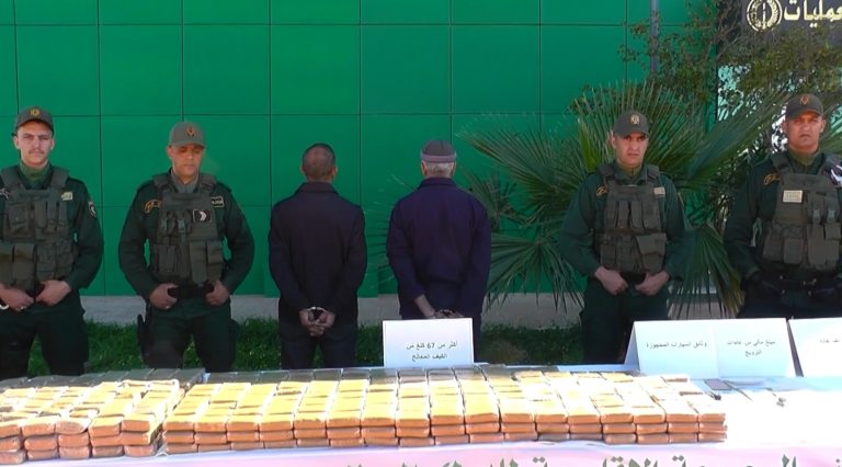 عملية نوعية تفكك شبكة إجرامية دولية وتحجز كميات معتبرة من المخدرات بغليزان