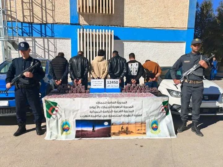 حجز كمية معتبرة من الأقراص المهلوسة وتوقيف المتورطين بالأغواط