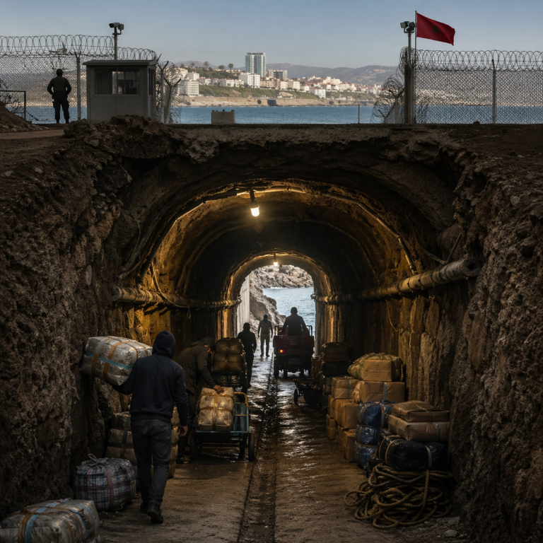 تقارير إسبانية: النفق الحدودي بين المغرب وسبتة يُستغل في أنشطة تهريب متعددة والتحقيقات متواصلة
