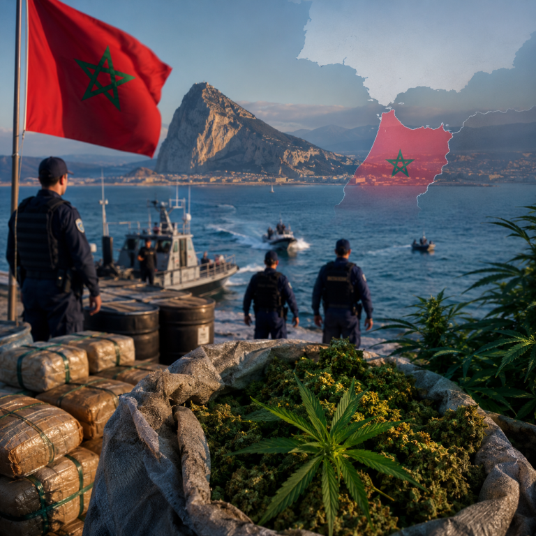 تقرير_إسباني يؤكد تصدر المغرب إنتاج الحشيش عالميًا واستمرار نشاط شبكات التهريب عبر مضيق جبل_طارق