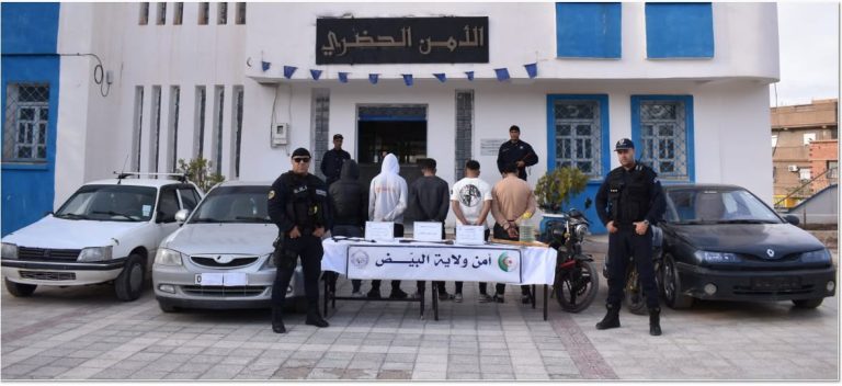 شرطة البيض تفكك جمعية أشرار متورطة في أعمال تخريبية وحرق ممتلكات
