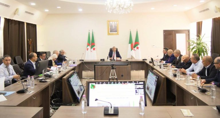 جلسة عمل لمتابعة تقدم أشغال الخط المنجمي الشرقي بمقطع بوشقوف سوق أهراس  الدريعة