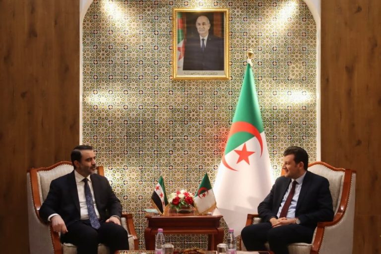 ياسين_وليد وأسعد_حسن_الشيباني يبحثان تعزيز التعاون الجزائري السوري في مجالات الفلاحة والصيد_البحري