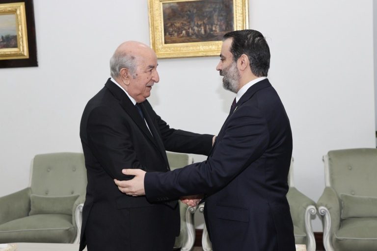 ئيس_الجمهورية عبد_المجيد_تبون يستقبل وزير الخارجية السوري أسعد_حسن_الشيباني والوفد المرافق له