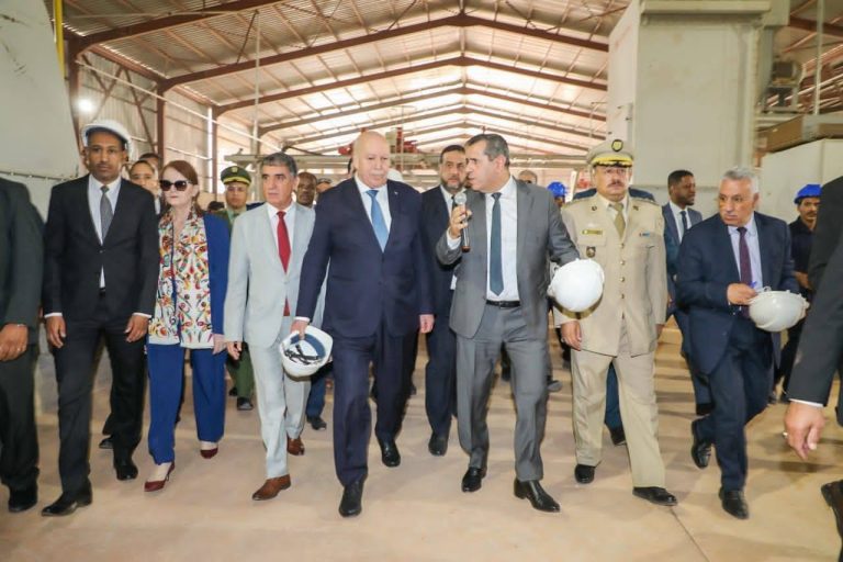 وزير_الصناعة يدشن مصنع الآجر بأدرار ويؤكد مواصلة تثمين الأملاك_المصادرة وتحويلها إلى مشاريع منتج