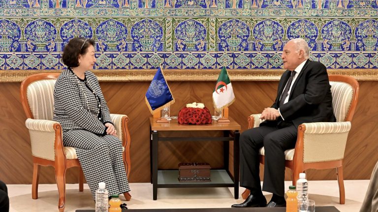 وزير الخارجية أحمد عطاف يستقبل الأمينة العامة للمنظمة الدولية للوساطة لتعزيز التعاون في حل النزاعات سلمياً