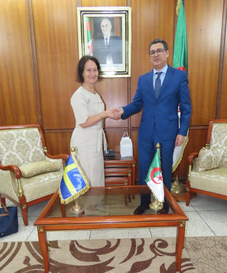 السيد وزير الصحة يستقبل سفيرة مملكة السويد بالجزائر