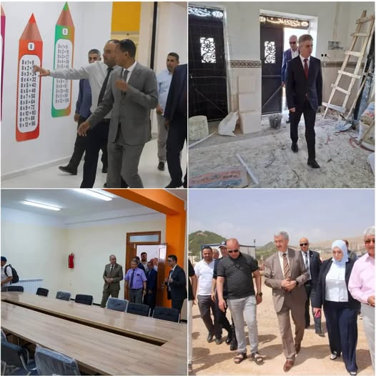 الولاة يواصلون خرجاتهم التفقدية للوقوف على وتيرة إنجاز المشاريع التربوية
