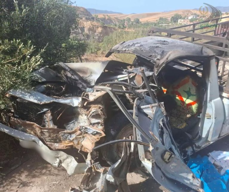 وفاة شخصين  في حديث مرور ببلدية سيدي عكاشة ولاية شلف
