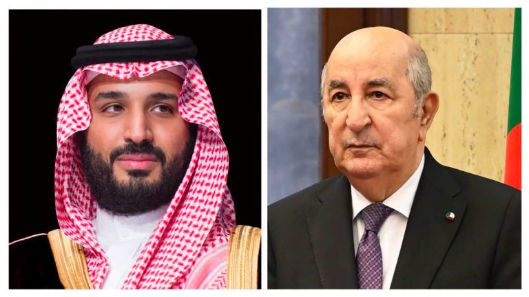 رئيس الجمهورية السيد عبد المجيد تبون يتلقى رسالة تعزية من محمد بن سلمان في ضحايا حادث بومرداس