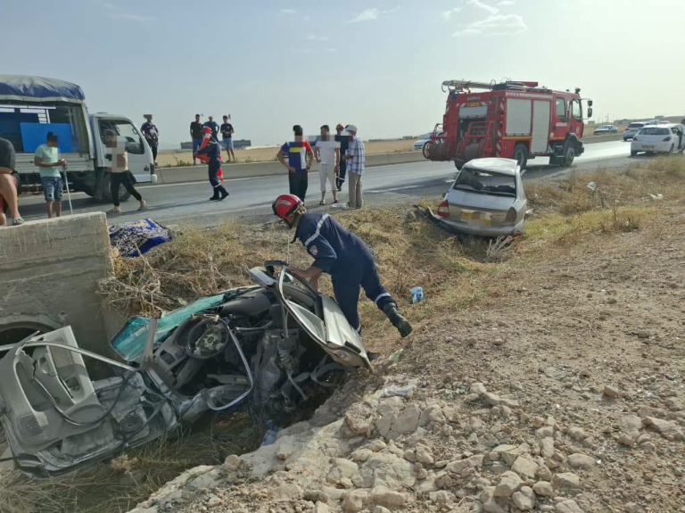 وفـ.ـاة شخصين وإصابة 03 آخرين في حادث مرور بولاية سطيف