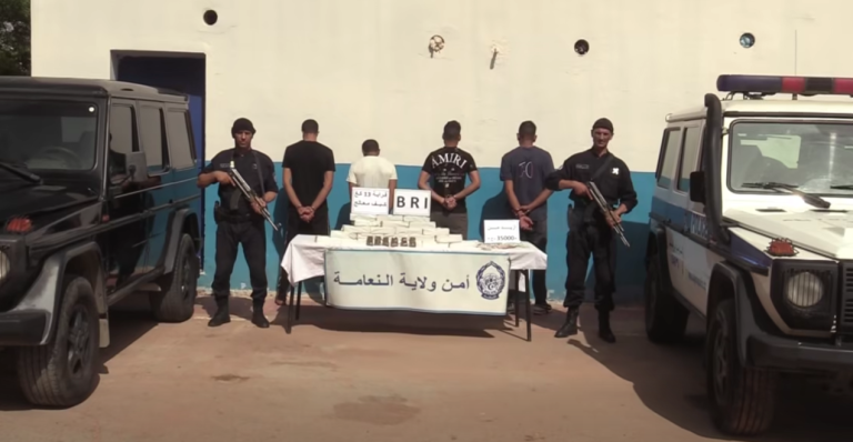 النعامة…فرقة البحث و التدخل BRI  تشل نشاط شبكة إجرامية منظمة متكونة من 04 عناصر مختصة في ترويج المخدرات