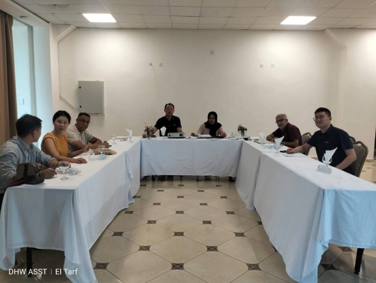 الطارف: جلسة عمل لمتابعة مشروع محطة معالجة للتطهير بطاقة 6000 مكافئ/ساكن