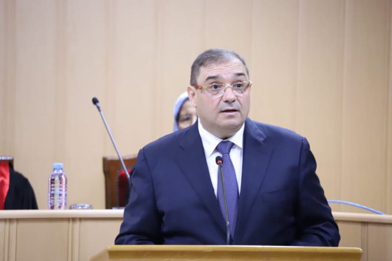حضور وزير العدل حافظ الأختام، مراسم الجلسة الإحتفائية لتنصيب رئيس مجلس الدولة