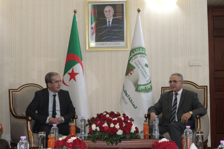 السلطة الوطنية المستقلة للانتخابات يستقبل رئيس حزب جيل جديد