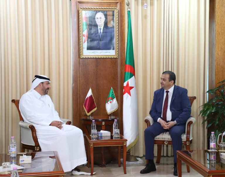 وزير الدولة، وزير المحروقات يستقبل الرئيس التنفيذي لمجموعة “باور إنترناشيونال هولدينغ”  (Power International Holding) القطري .