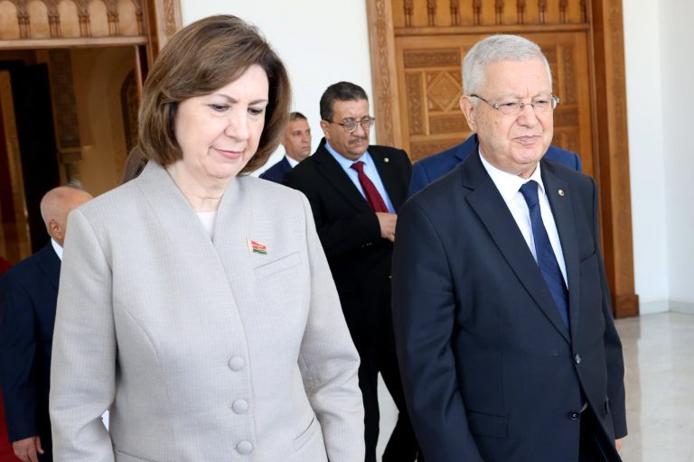 السيد عزوز ناصري، رئيس مجلس الأمة، يستقبل رئيسة مجلس جمهورية بيلاروسيا والمبعوثة الخاصة لرئيس جمهورية بيلاروسيا