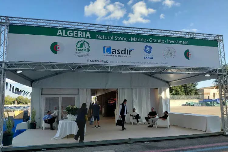 الجزائر تشارك في الطبعة الـ60 للصالون الدولي للرخام والأحجار الطبيعية بفيرونا
