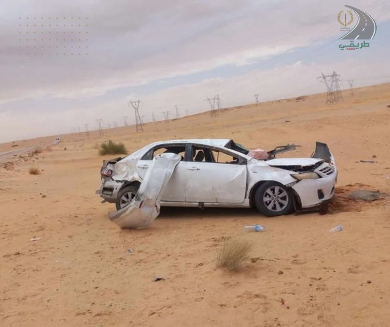 حادث مرور مميت على الطريق الوطني رقم 03 بين توقرت و حاسي مسعود