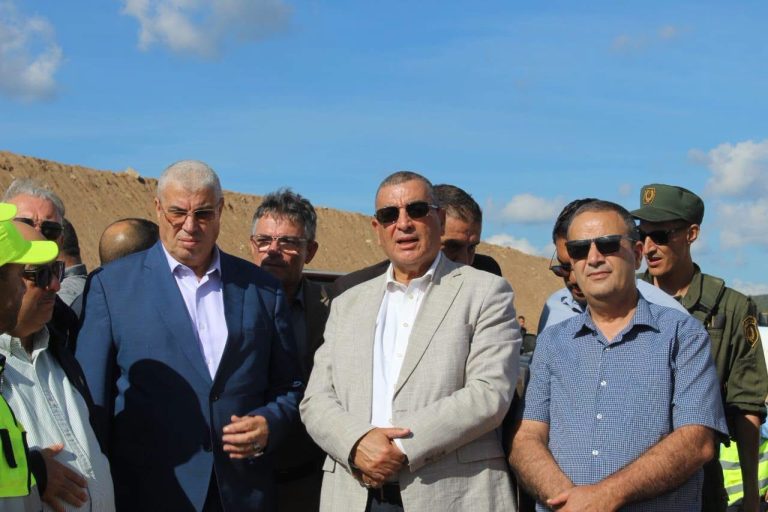 جلاوي يعاين أشغال إنجاز الجسر رقم 11 ضمن الخط المنجمي الشرقي بقالمة