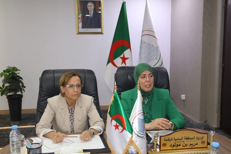 وزيرة البيئة وجودة الحياة تعقد اجتماع عمل مع الوزيرة المحافظة السامية للرقمنة لمتابعة مشاريع الرقمنة بالقطاع