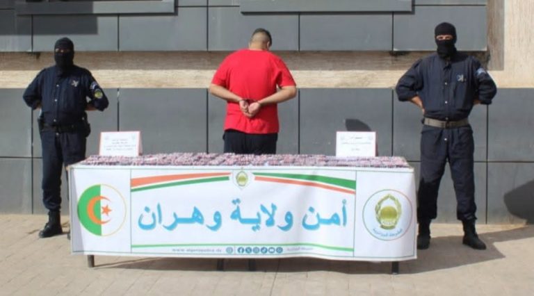 أمن وهران يحجز 8550 مؤثراً عقلياً من نوع بريغابالين